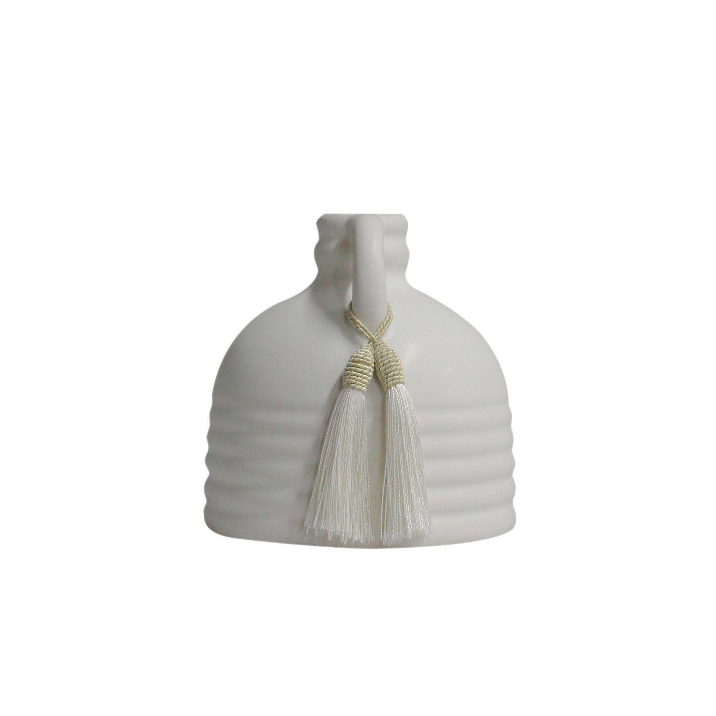 noire white ceramic vase