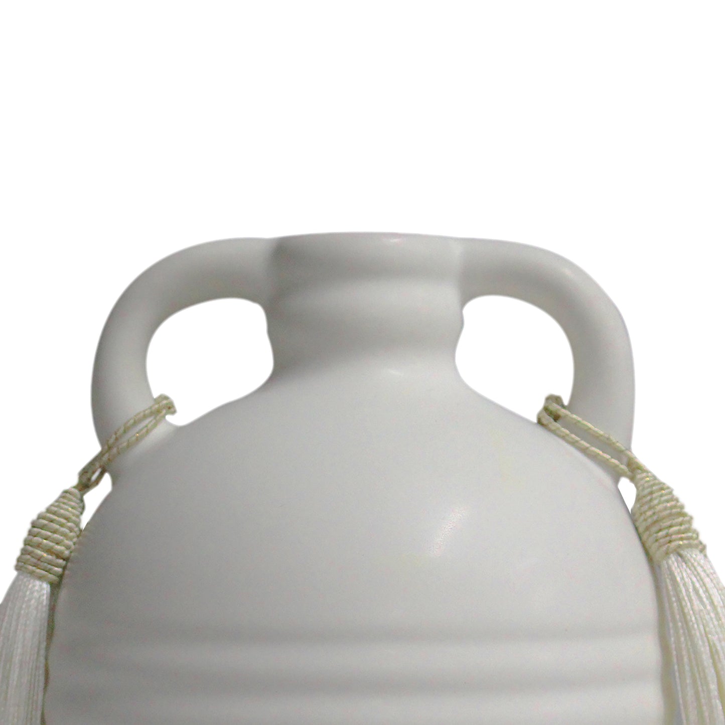 noire white ceramic vase