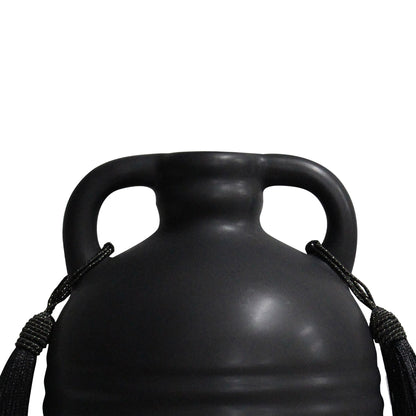 Noire Black Ceramic Vase