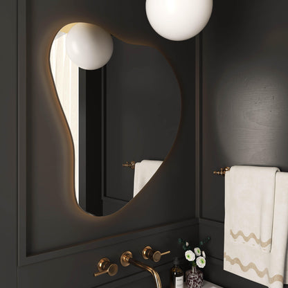 Audrey LED Teardrop Wall Mirror