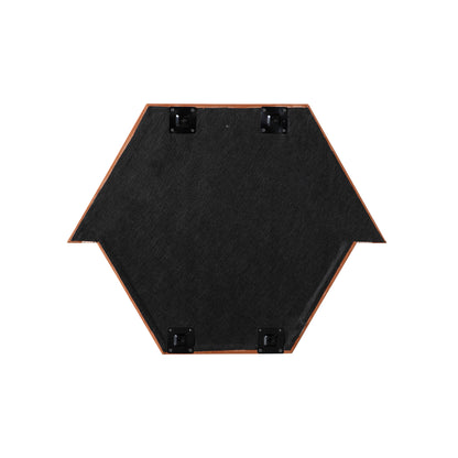 Potter Terracotta Velvet Prism Wall Mirror