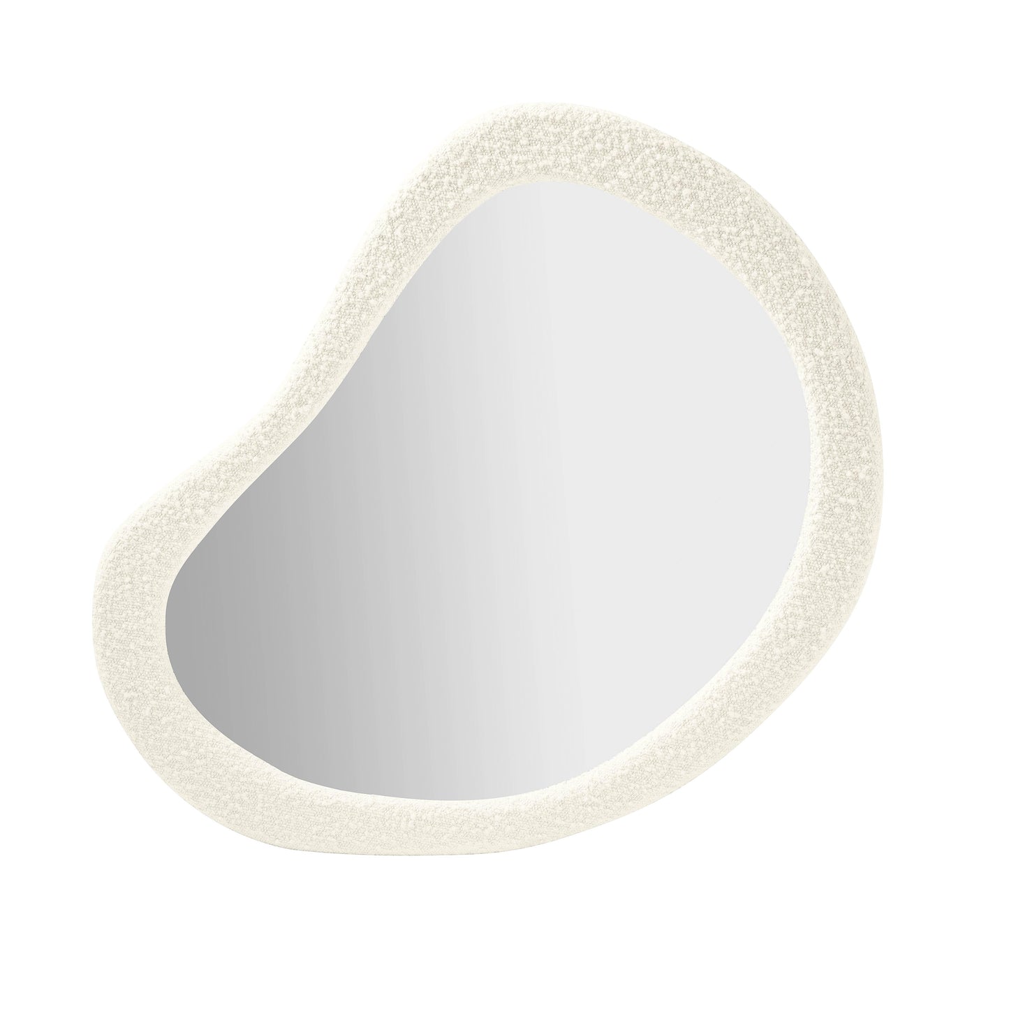 mariah teardrop boucle mirror