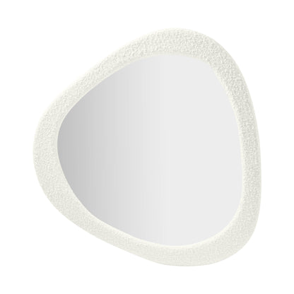 Mariah Boucle Triangular Mirror