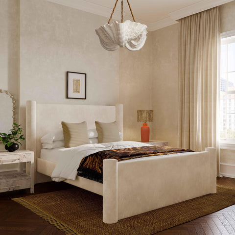 Agnes Taupe Vegan Fur Square Accent Pillow