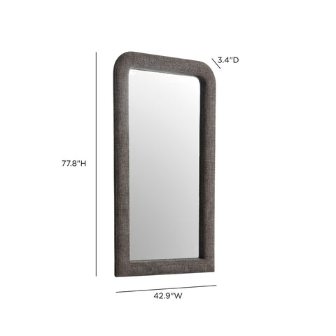Odette Loire 43"X78" Upholstered Oversized Floor Mirror - image 6