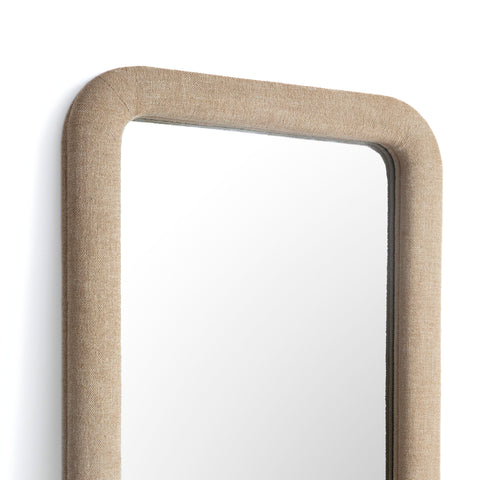 Odette Loire 43"X78" Upholstered Oversized Floor Mirror - image 5