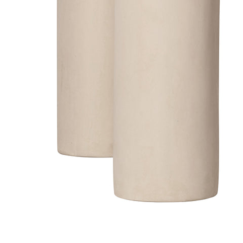 Margaux Beaumont 47" Cream Textured Indoor/Outdoor Round Dining Table - image 5