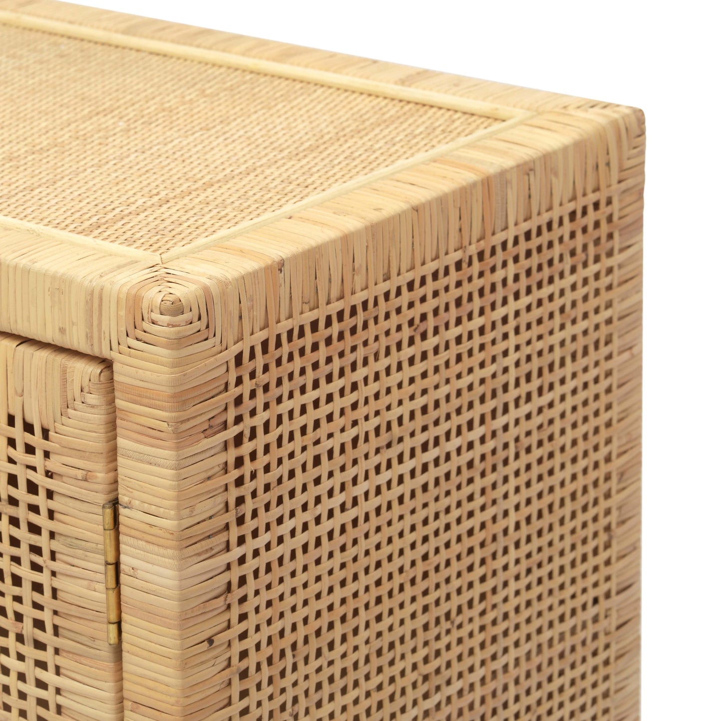 collins natural woven rattan buffet