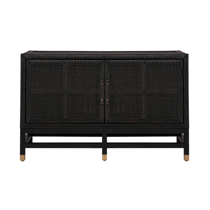 Collins Charcoal Woven Rattan Buffet