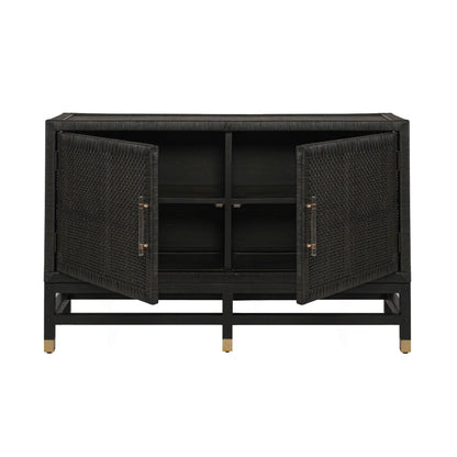 Collins Charcoal Woven Rattan Buffet