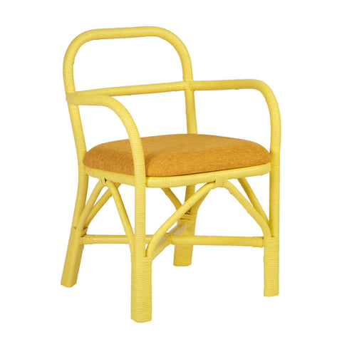 Florence Laurent Rattan Dining Chair - image 1