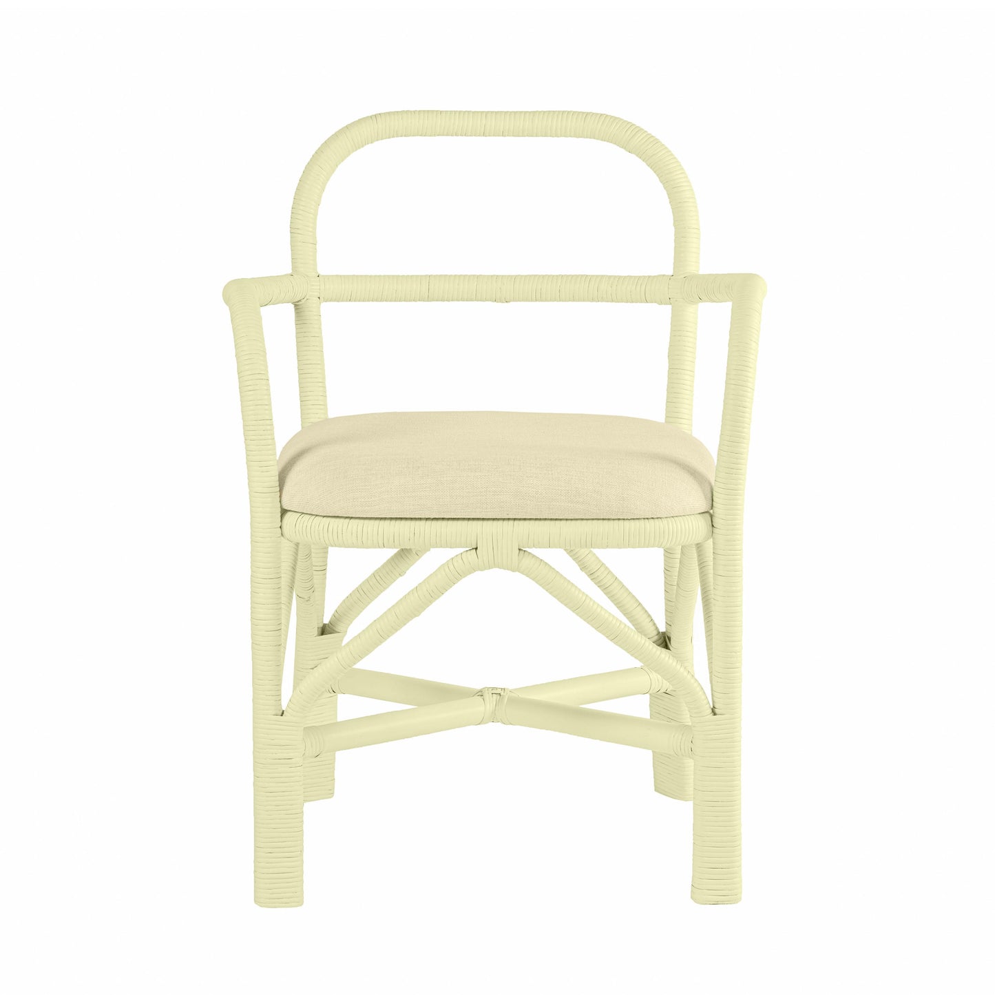 smooch cream rattan dining chair