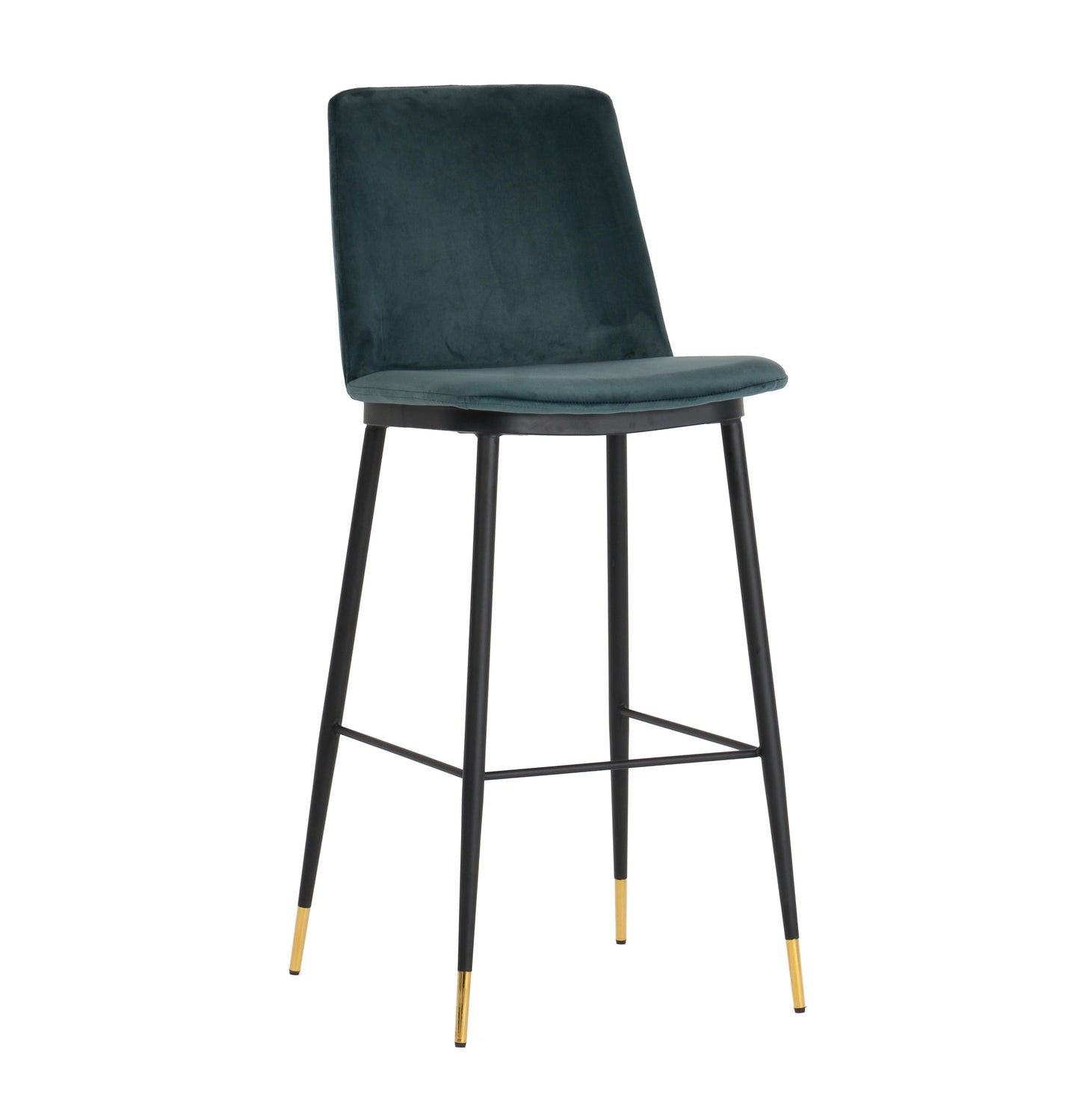 tammy green velvet counter stool (set of 2)