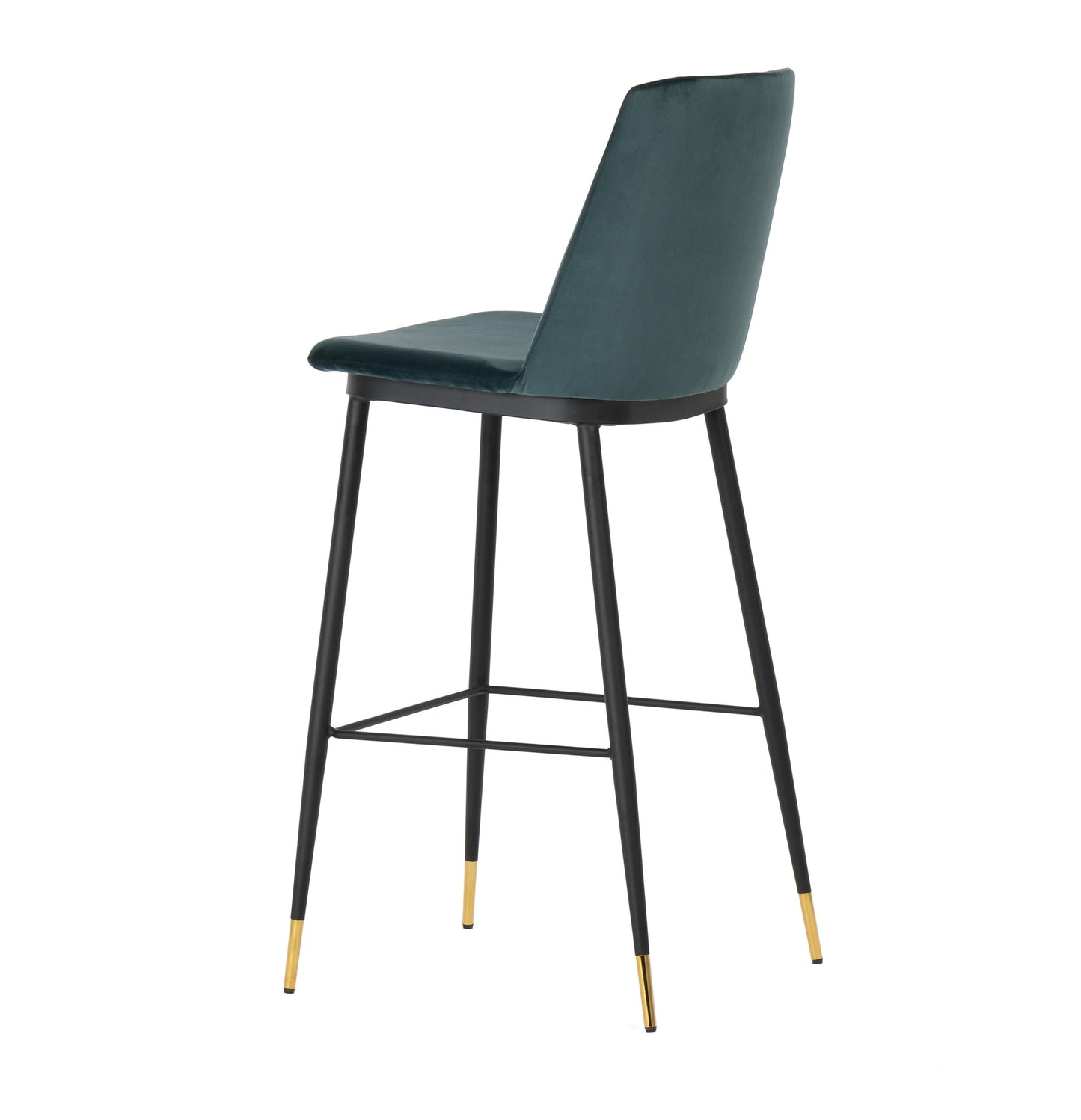 tammy green velvet counter stool (set of 2)