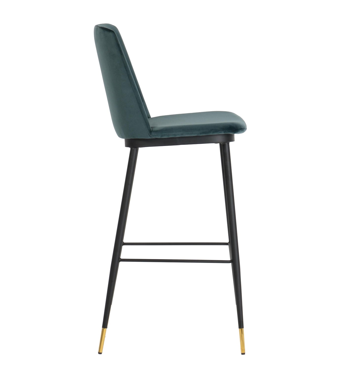 tammy green velvet counter stool (set of 2)