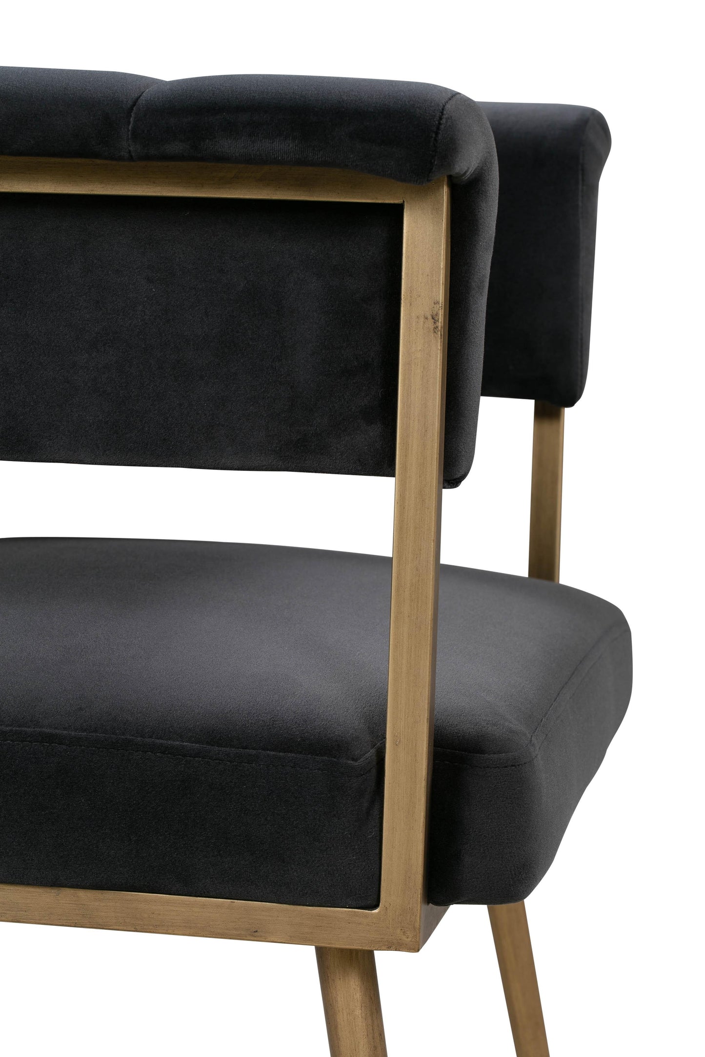 farah grey velvet chair