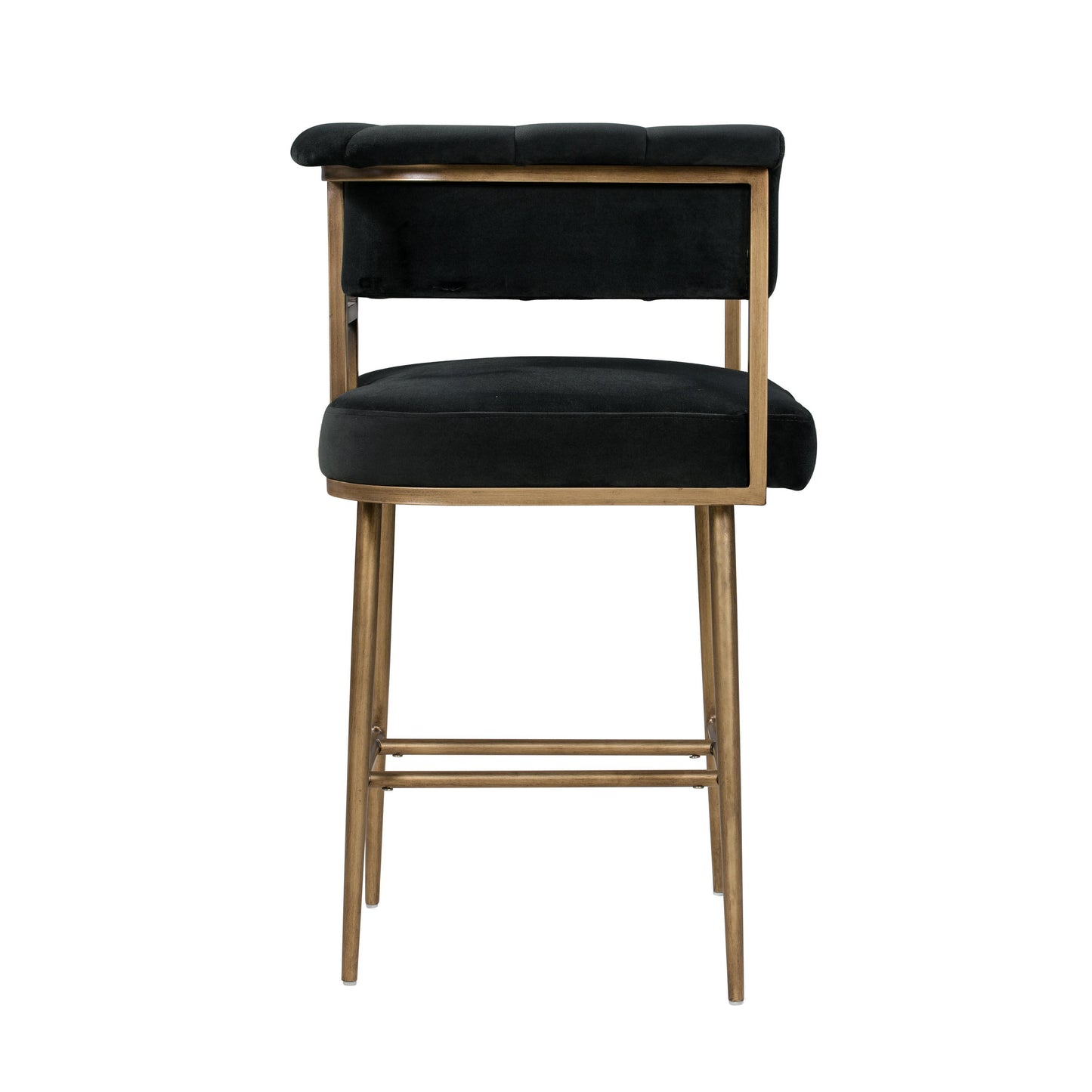 farah grey velvet counter stool