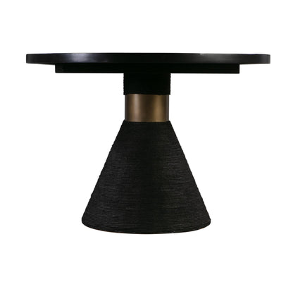 Husky Black Rope Oval Table