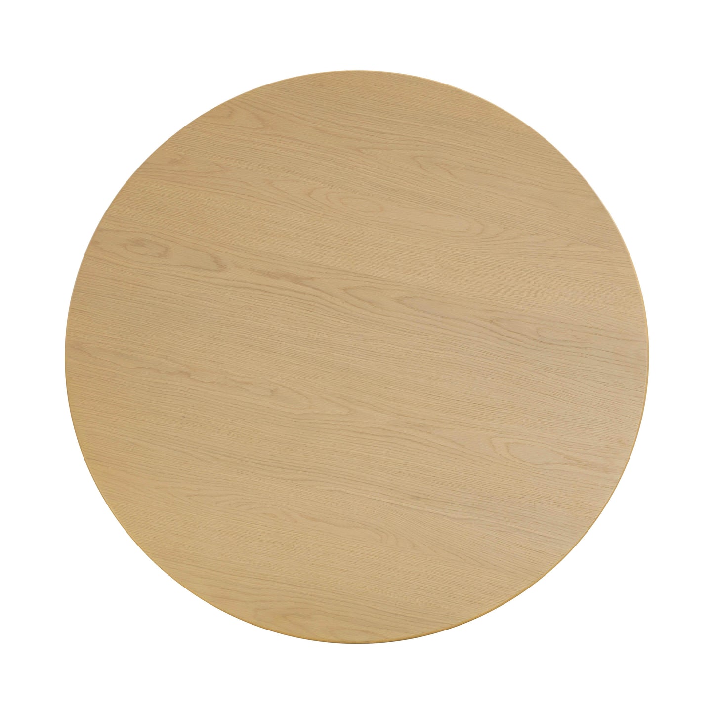 opal natural oak wood round dining table