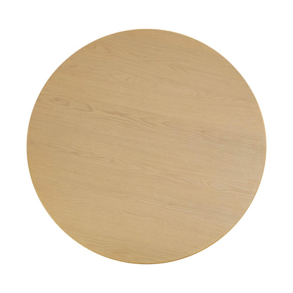 Opal Natural Oak Wood Round Dining Table