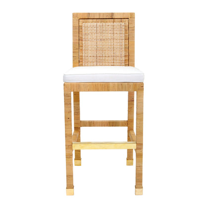 Collins Rattan Bar Stool