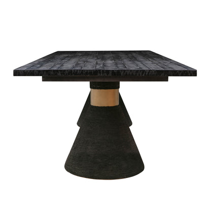 Husky Black Rope Rectangular Table