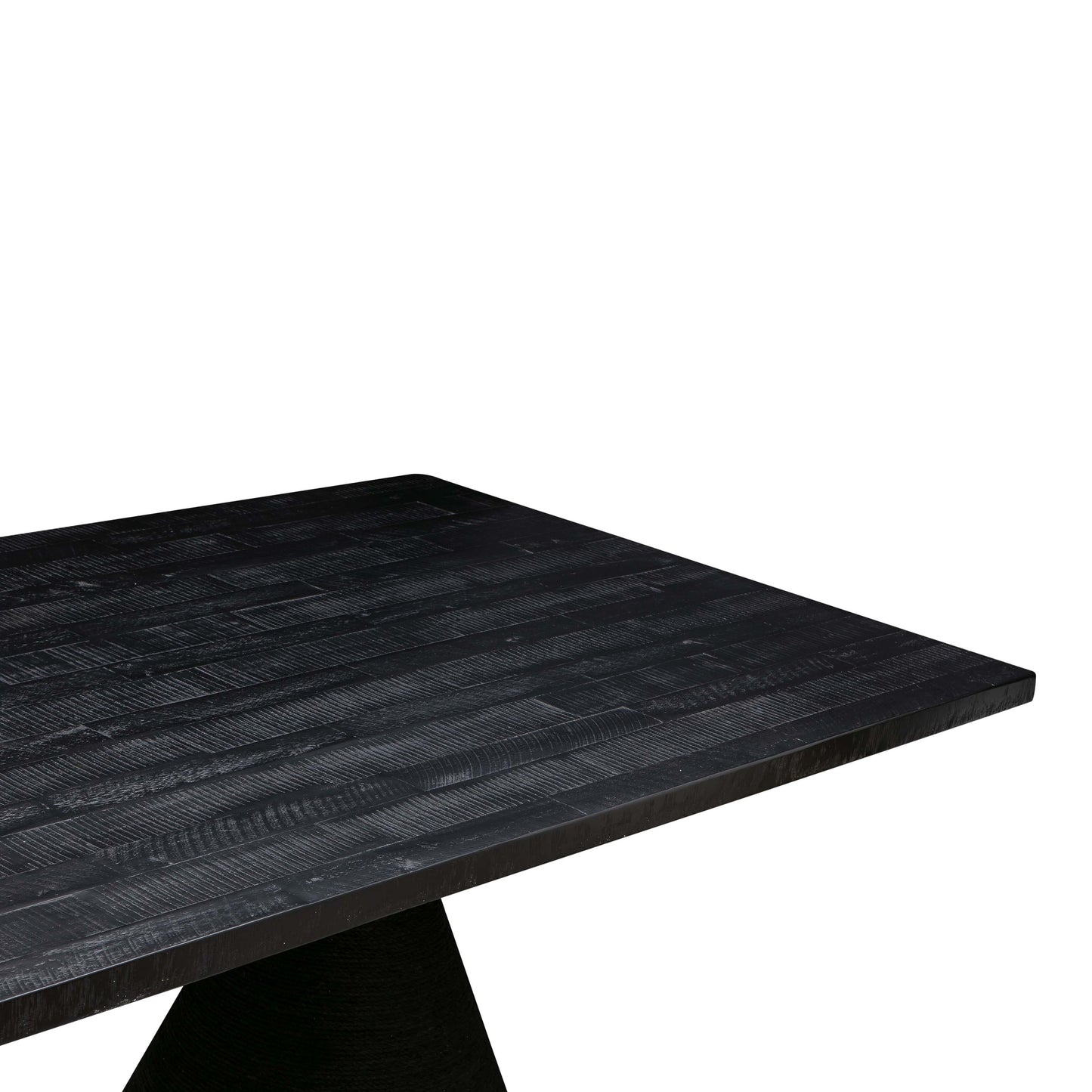 husky black rope rectangular table