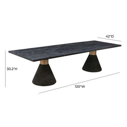 Husky Black Rope Rectangular Table