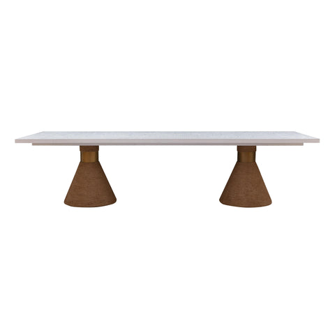 Sabine Savoy 120" Rope Rectangular Dining Table - image 2