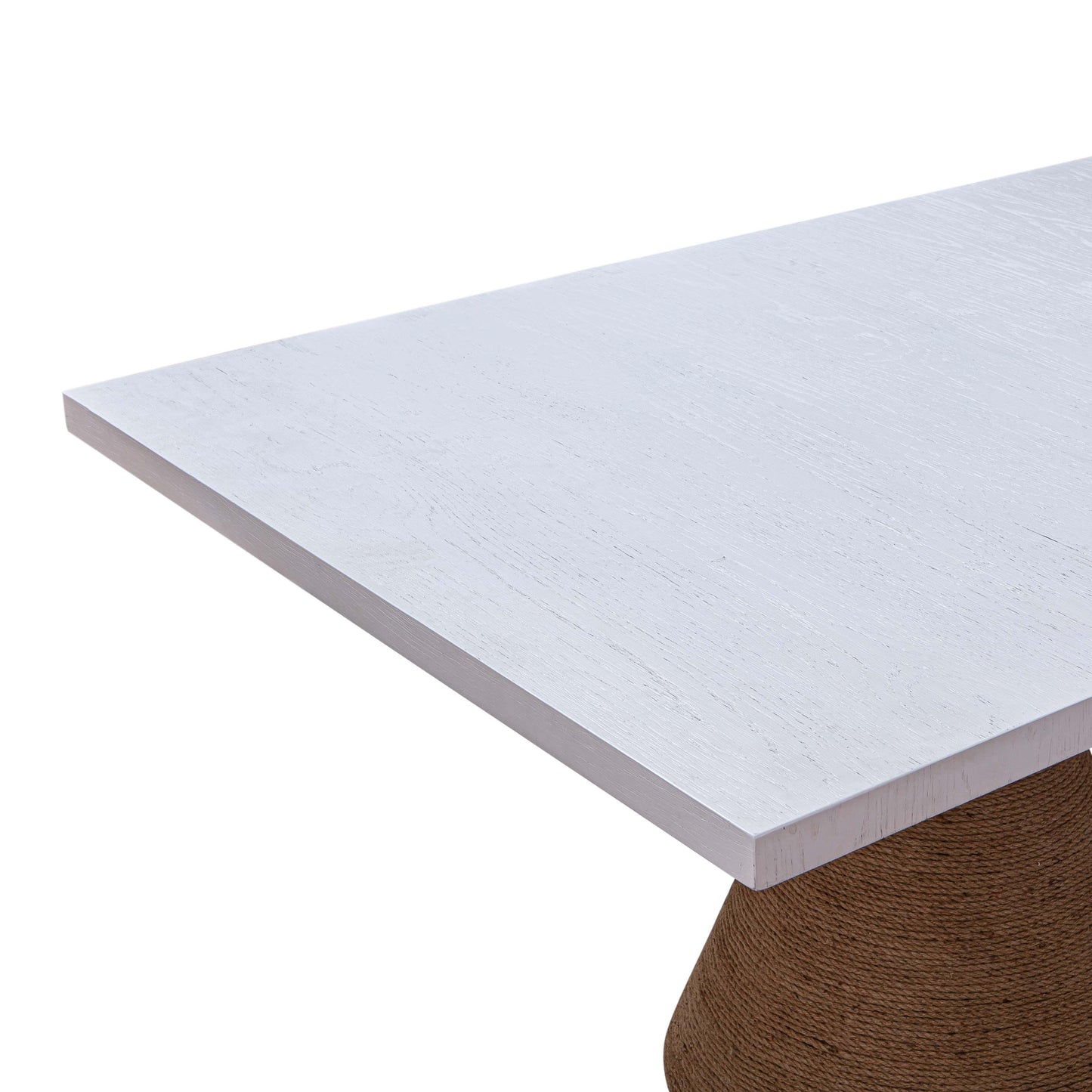 husky natural rope rectangular table