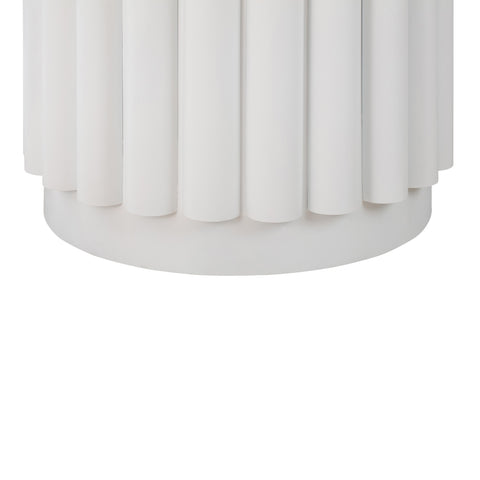 McKenzie 55 Inch White Round Dining Table