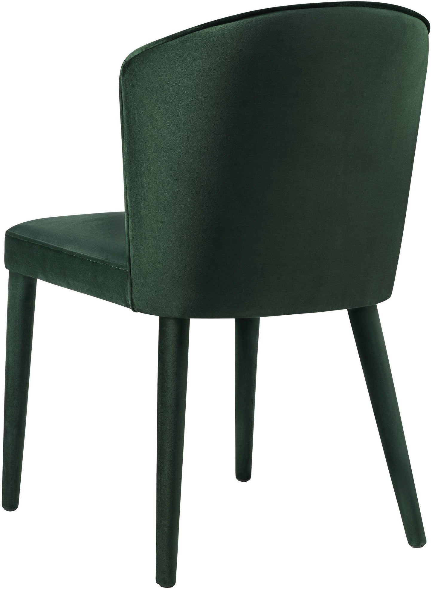 nirsa forest green velvet chair