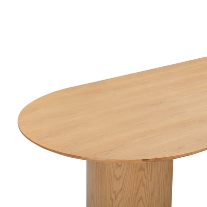 Tarra Natural Ash Wood Oval Dining Table