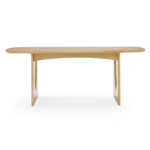 Odette Como Natural Ash Rectangular Dining Table (79"-94") - image 3