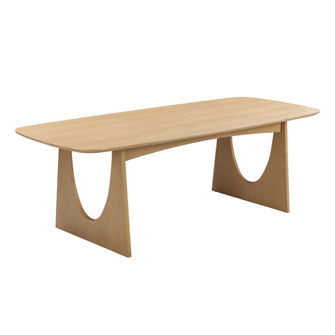 Odette Como Natural Ash Rectangular Dining Table (79"-94") - image 1