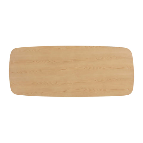 Odette Como Natural Ash Rectangular Dining Table (79"-94") - image 6