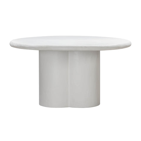Colette Fontaine 59" Faux Plaster Indoor / Outdoor Round Dining Table - image 3