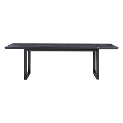 Maiori Black Ash Rectangular Dining Table