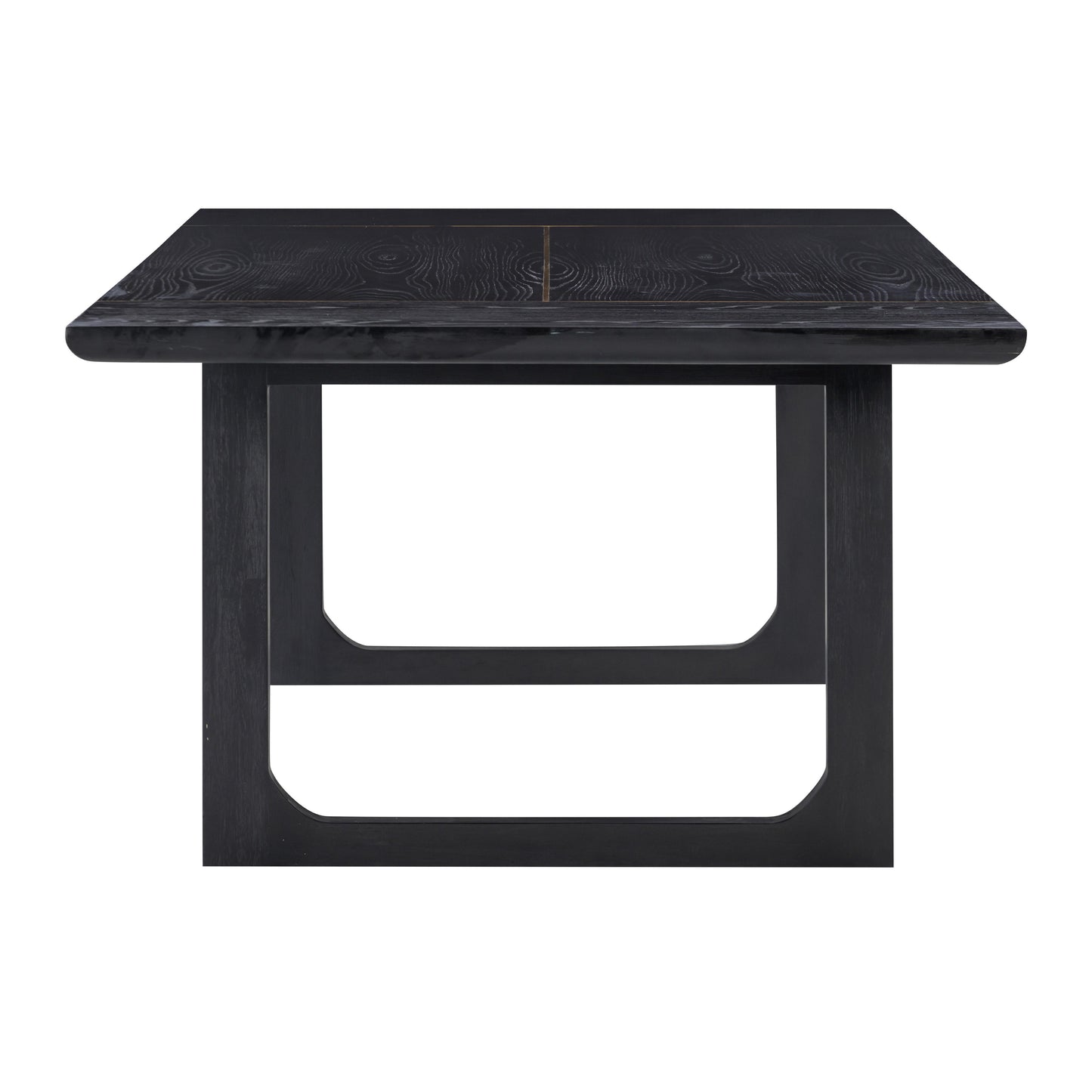 maiori black ash rectangular dining table