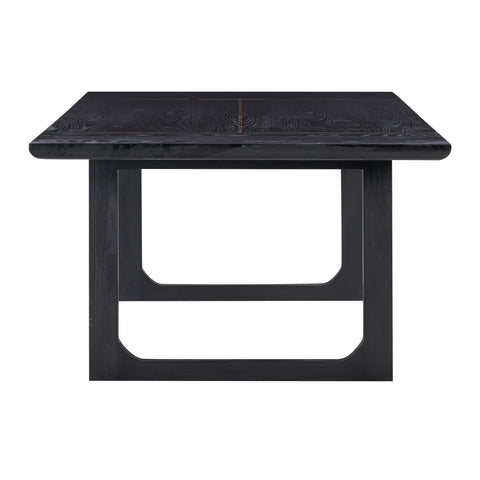 Maiori Black Ash Rectangular Dining Table