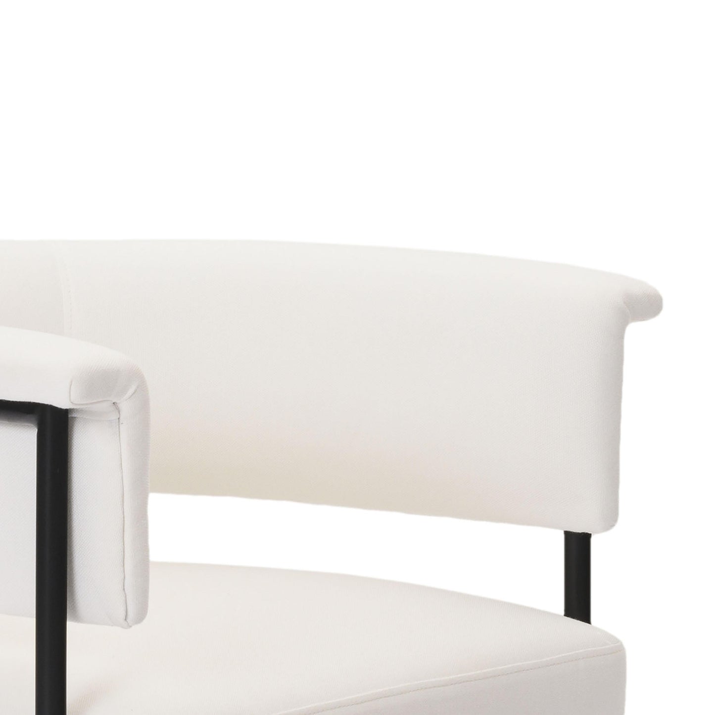 sasha cream performance linen dining chair