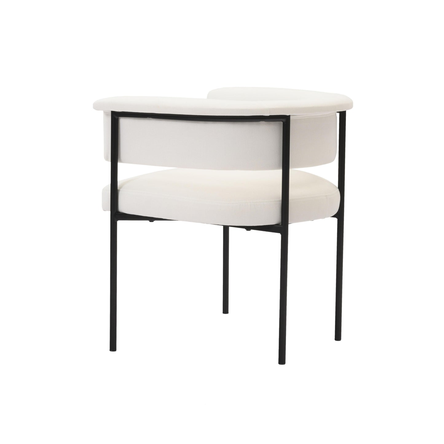 sasha cream performance linen dining chair