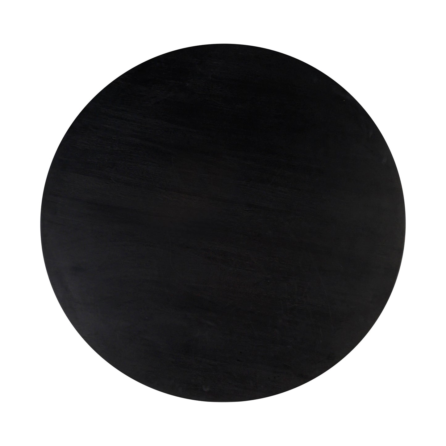 blaze black acacia & faux plaster dining table