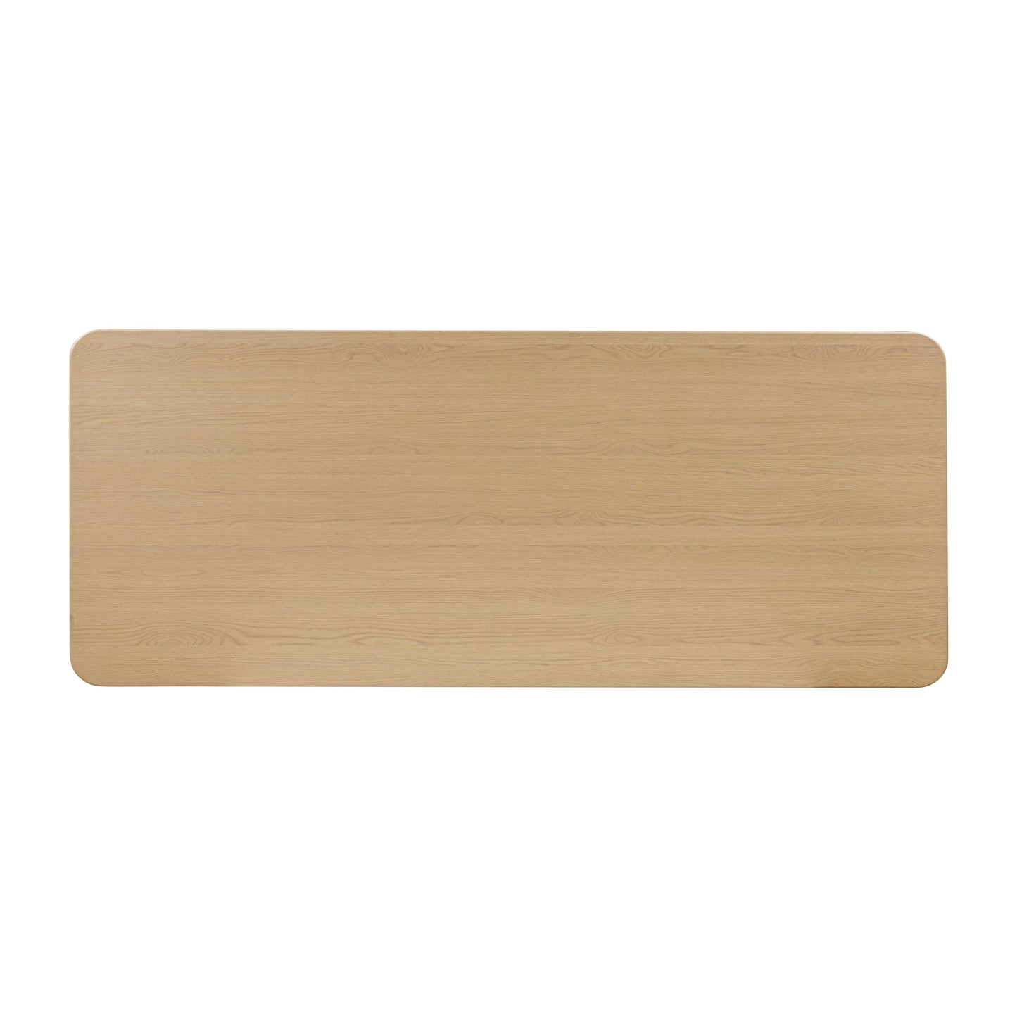 selena natural oak rectangular dining table
