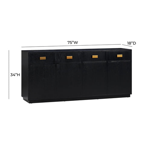 Isabelle Bellamy 75" Oak Buffet - image 7