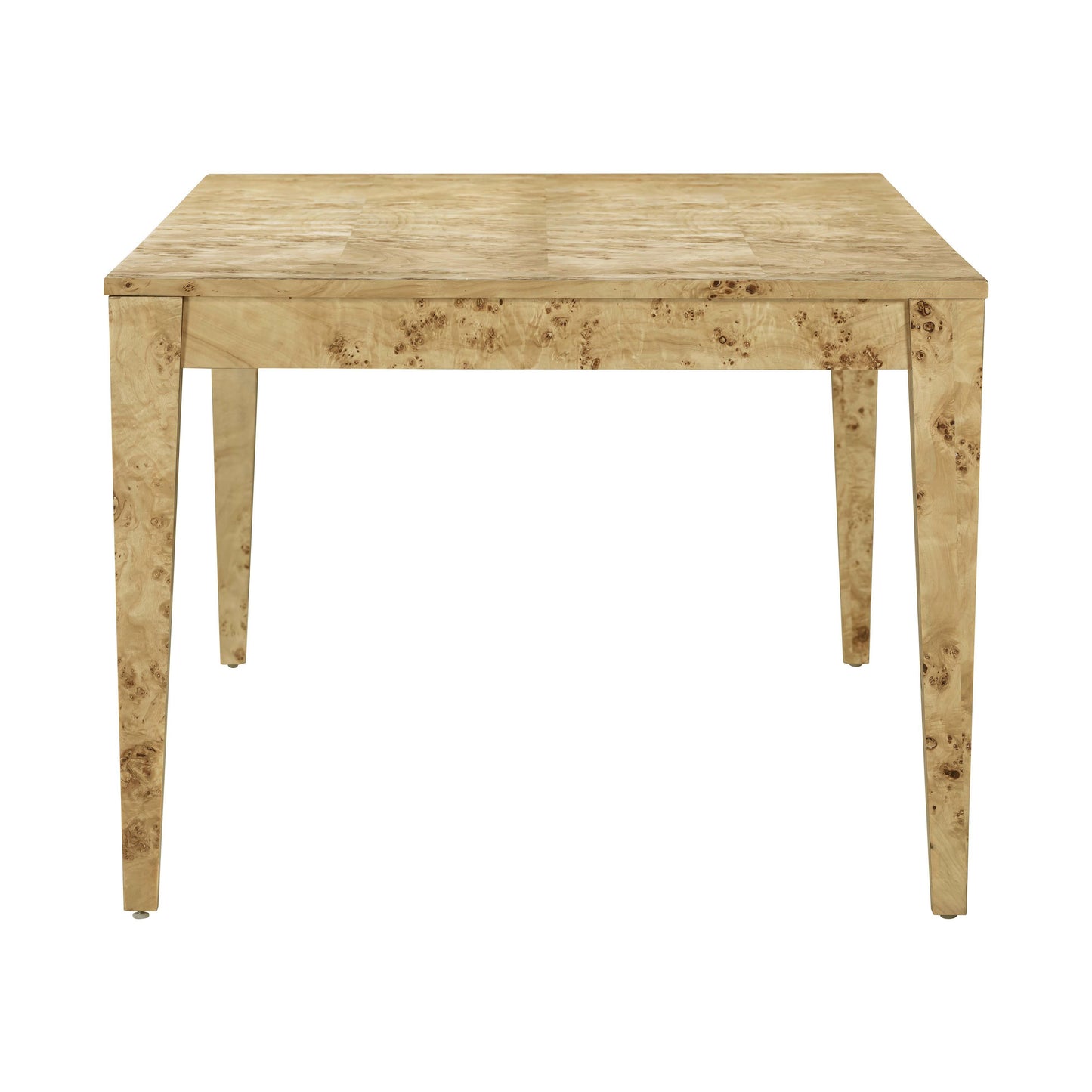 vanessa natural burl rectangular dining table