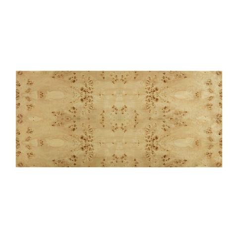 Valentina Capri 90" Natural Burl Rectangular Dining Table - image 7