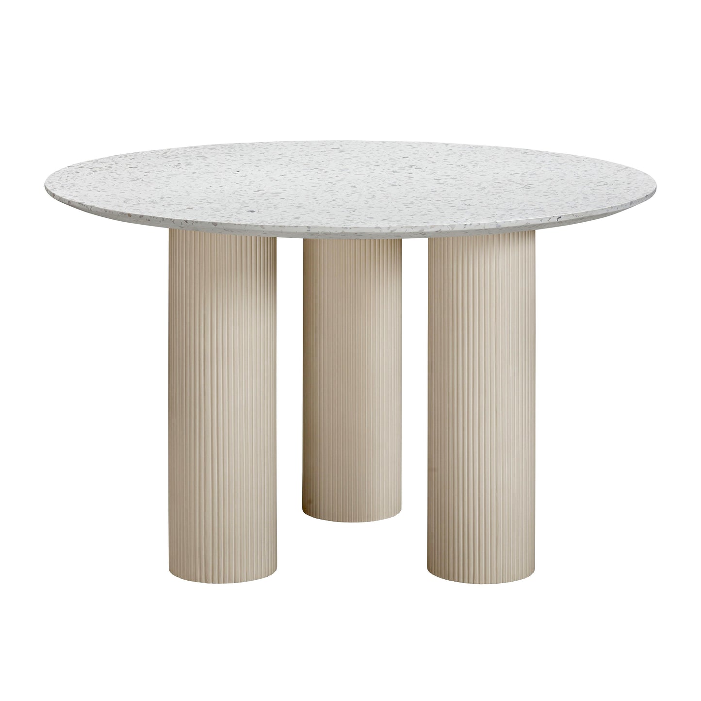 liza terrazzo concrete indoor / outdoor dining table