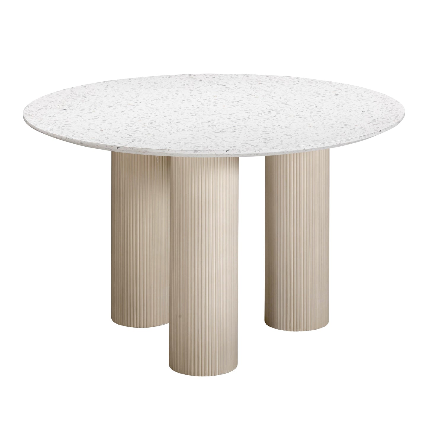 liza terrazzo concrete indoor / outdoor dining table