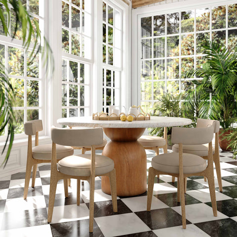 Giselle Provence Performance Vegan Leather Dining Chair - image 2
